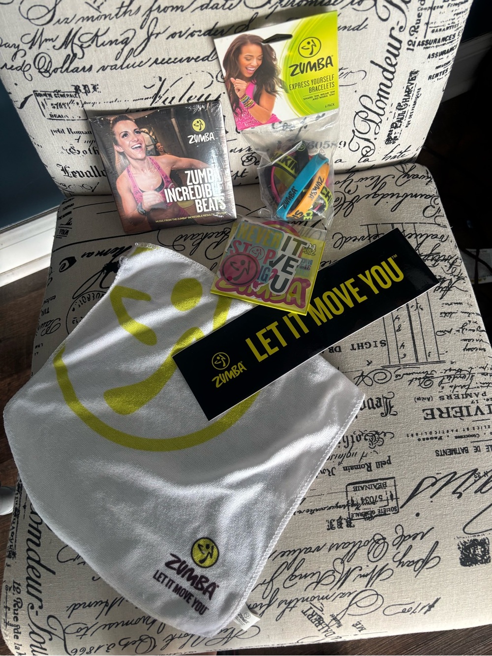 Zumba Gear Bundle — CD, Towel & Accessories